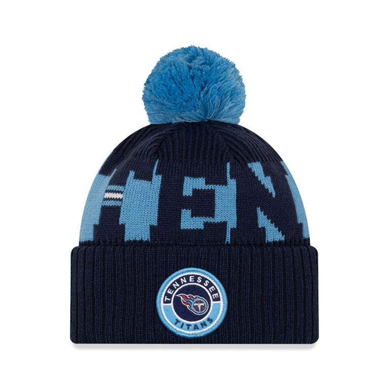 Gorras New Era Beanies Azules - Tennessee Titans On Field Kids 23806GSEO